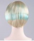 Blue White Swing Bob Wig